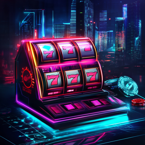 Futuristic social gaming platform interface